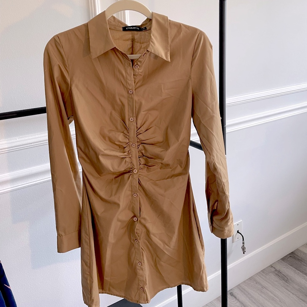 Long sleeve mini dress from local boutique in Palm Beach, FL